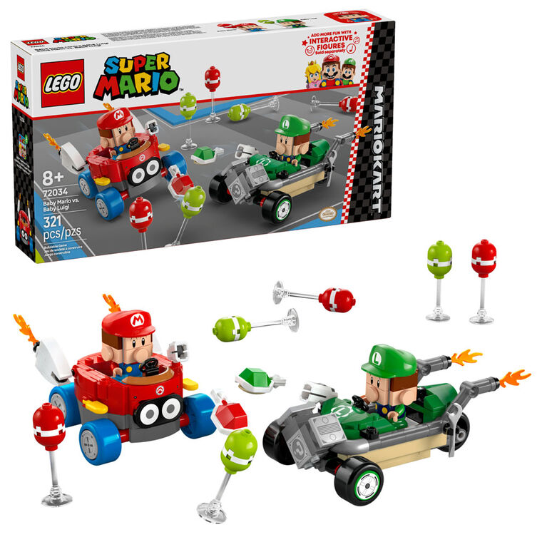 LEGO SUPER MARIO 72034 MARIO KART BABY MARIO VS. BABY LUIGI - 1