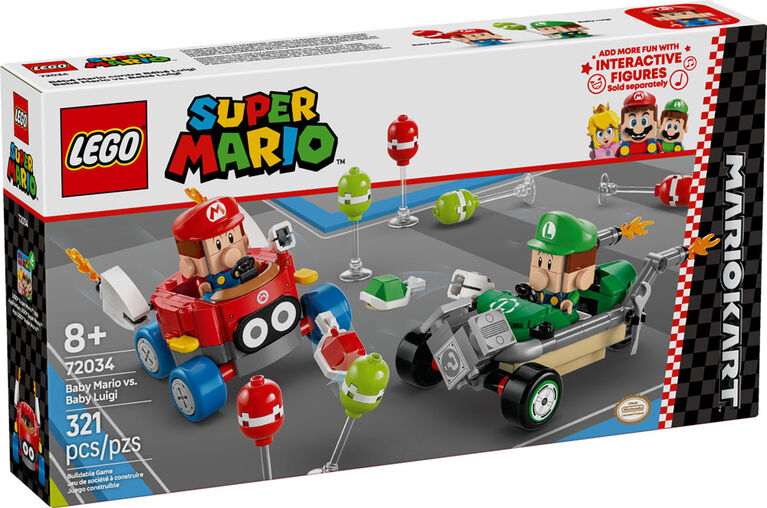 LEGO SUPER MARIO 72034 MARIO KART BABY MARIO VS. BABY LUIGI - 2