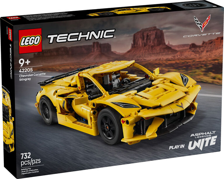 LEGO TECHNIC 42205 CHEVROLET CORVETTE STINGRAY (732 PIEZAS) - 2