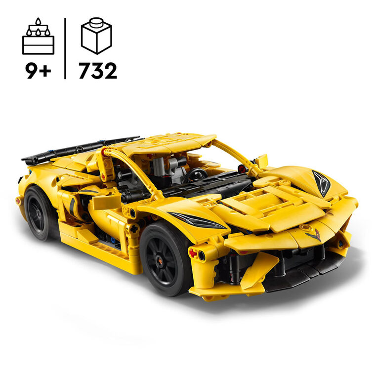 LEGO TECHNIC 42205 CHEVROLET CORVETTE STINGRAY (732 PIEZAS) - 4