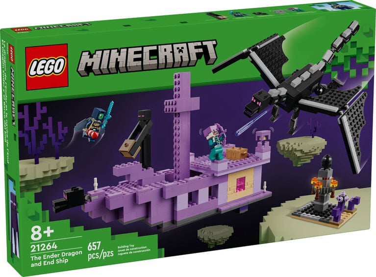 LEGO MINECRAFT 21264 DRAGON ENDER Y EL BARCO DEL END (657 PIEZAS) - 2