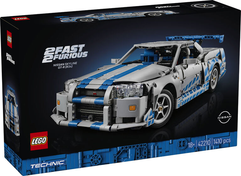 LEGO TECHNIC 42210 NISSAN SKYLINE GT R34 FAST AND FURIOUS (1410 PIEZAS) - 2