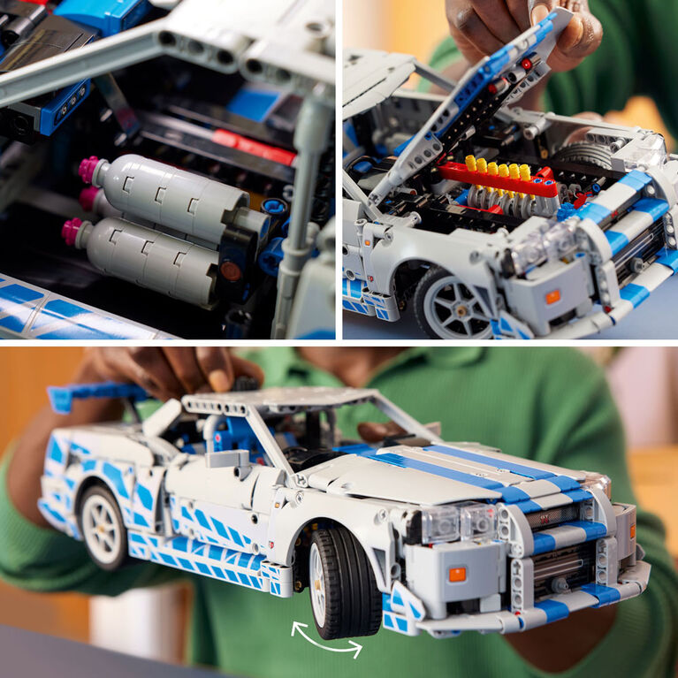 LEGO TECHNIC 42210 NISSAN SKYLINE GT R34 FAST AND FURIOUS (1410 PIEZAS) - 4