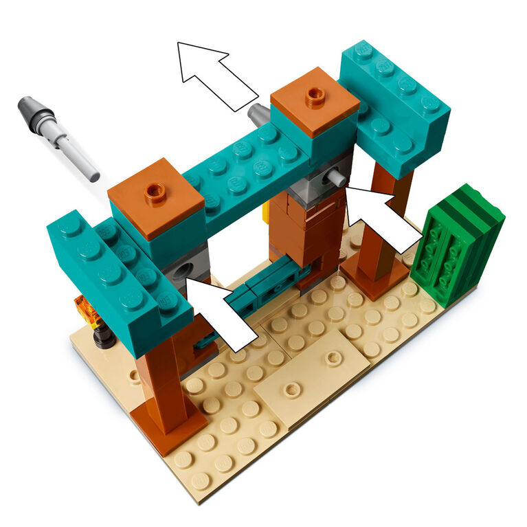 LEGO MINECRAFT 21267 THE ILLAGER DESERT PATROL - 3