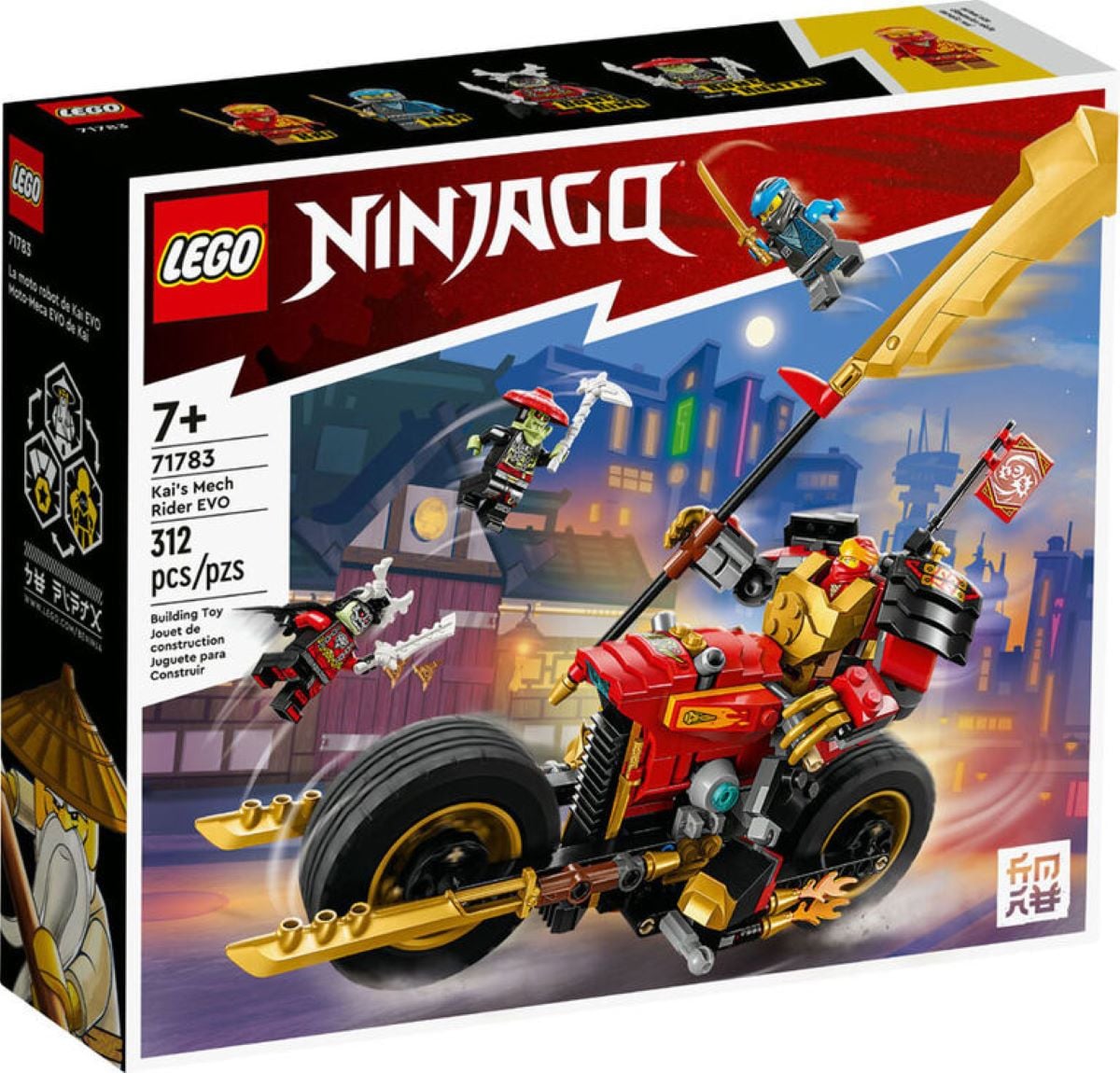 LEGO NINJAGO 71783 MOTO-MECA EVO DE KAI (312 PIEZAS) - 2