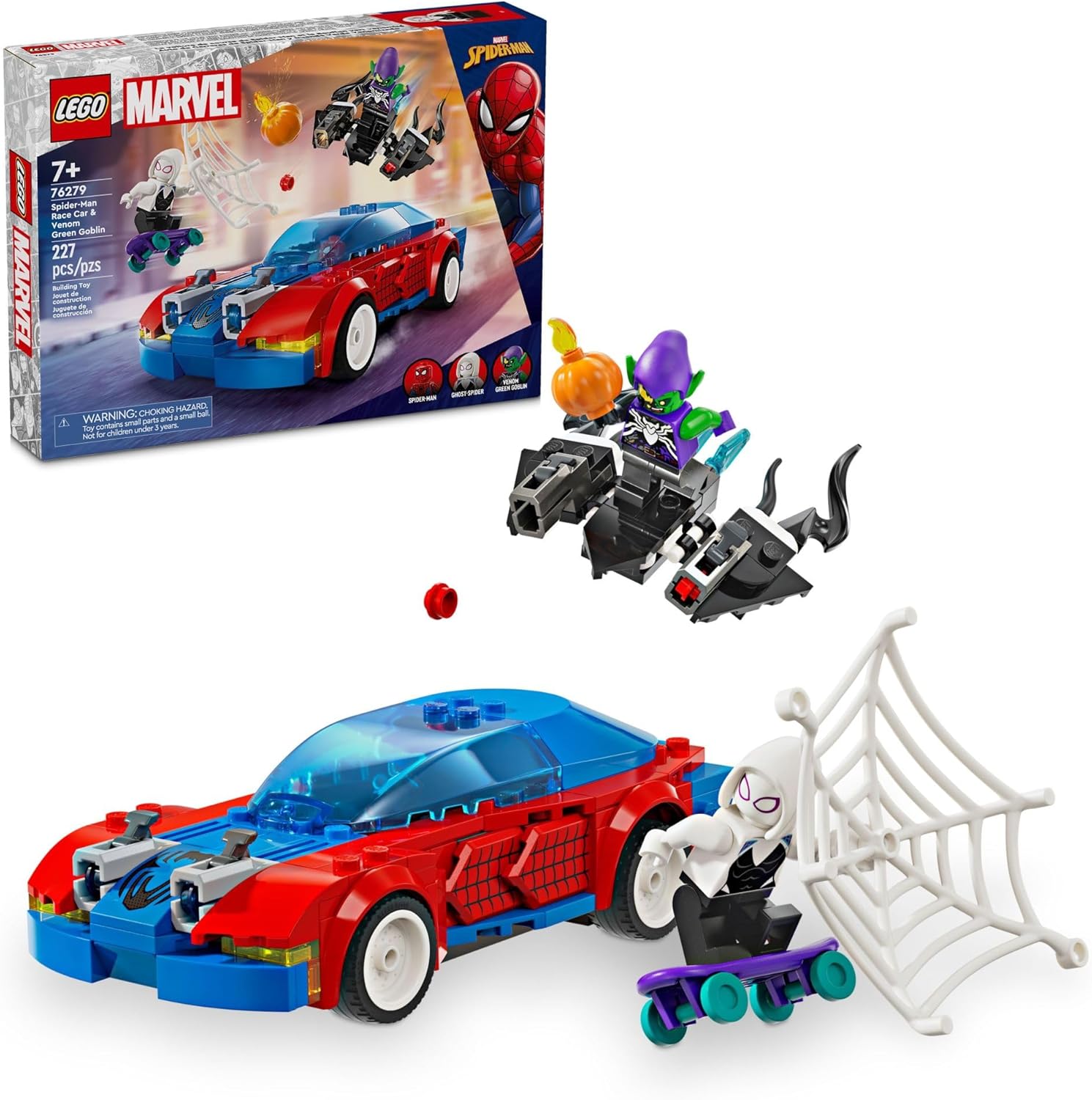LEGO MARVEL 76279 COCHE DE SPIDERMAN Y DUENDE VERDE VENOMIZADO - 3