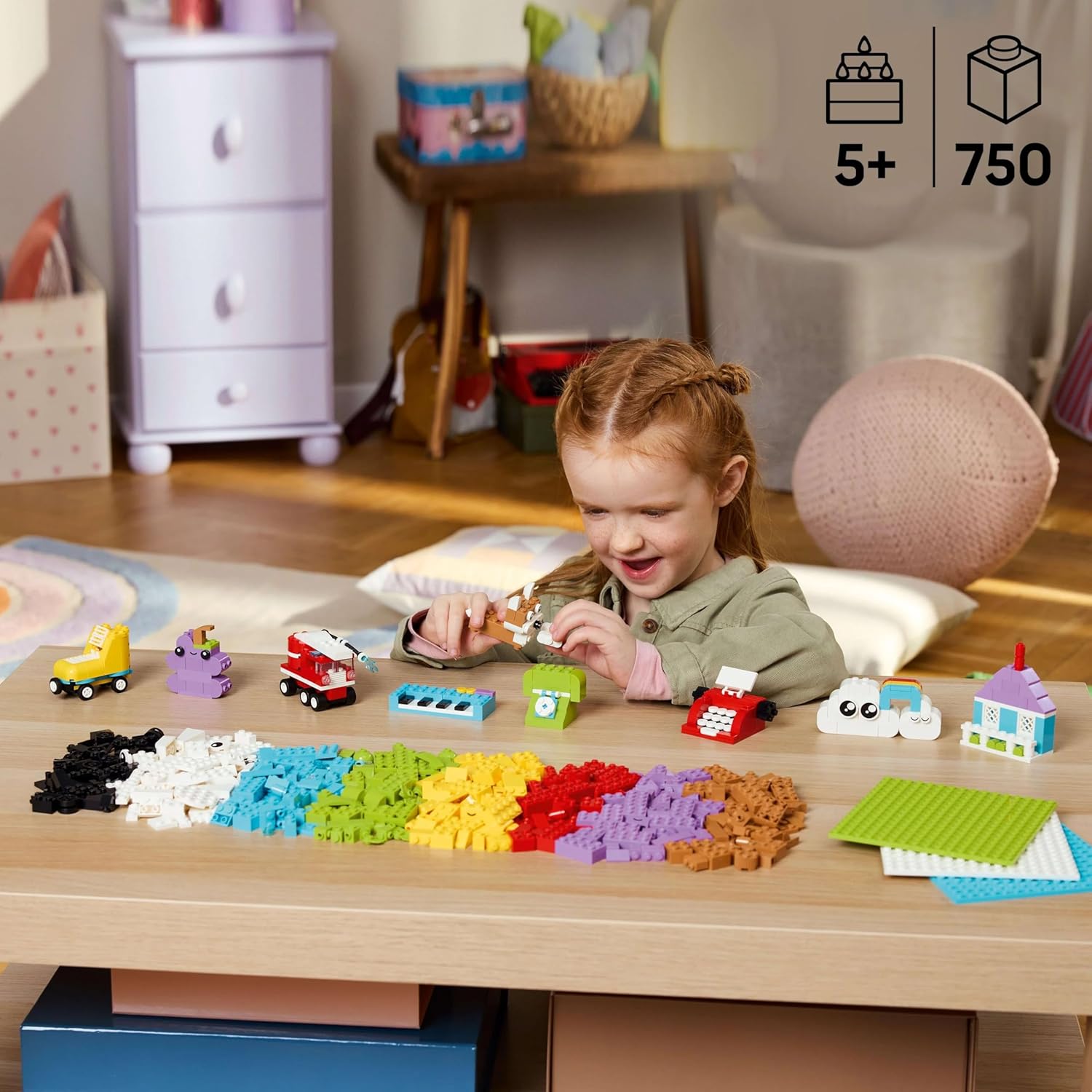 LEGO CLASSIC 11044 CAJA CREATIVA PARA CONSTRUIR Y JUGAR - 5