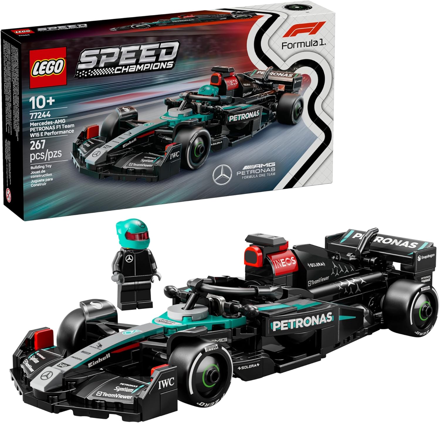 LEGO SPEED CHAMPIONS 77244 AUTO DE CARRERAS MERCEDES-AMG F1® W15 - 1