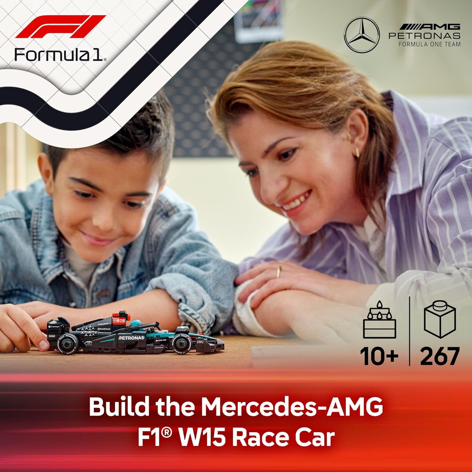 LEGO SPEED CHAMPIONS 77244 AUTO DE CARRERAS MERCEDES-AMG F1® W15 - 6