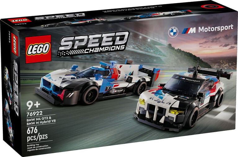LEGO SPEED CHAMPIONS 76922 COCHES CARRERAS BMW M4 GT3 Y BMW M HYBRID V8 - 2