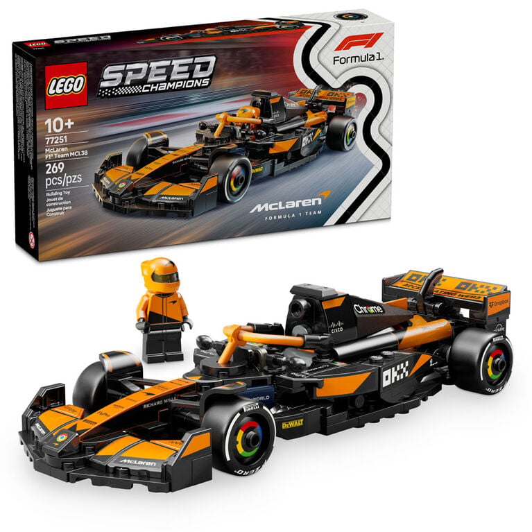 LEGO SPEED CHAMPIONS 77251 AUTO DE CARRERAS MCLAREN F1 TEAM MCL38 - 1