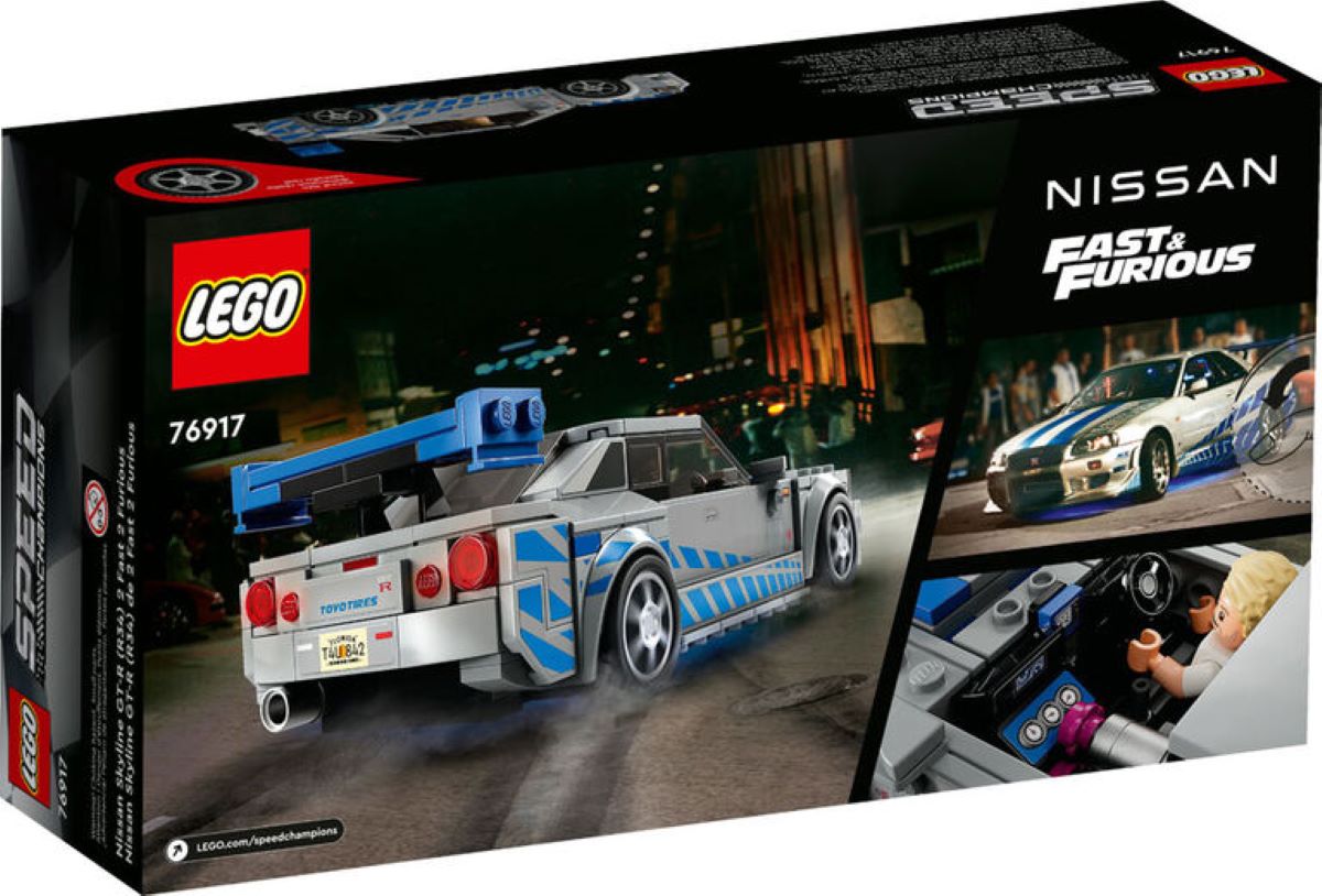 LEGO SPEED CHAMPIONS 76917 NISSAN SKYLINE GT-R DE 2 FAST 2 FURIOUS - 4