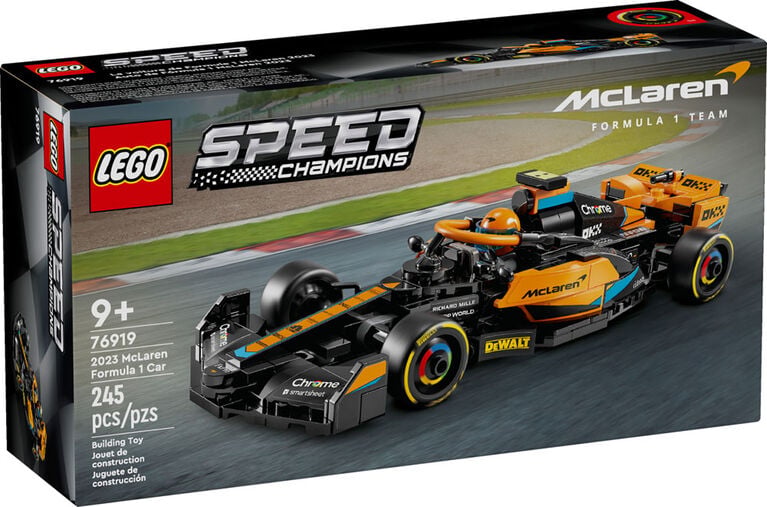 LEGO SPEED CHAMPIONS 76919 AUTO CARRERAS DE FÓRMULA 1 MCLAREN 2023 - 2