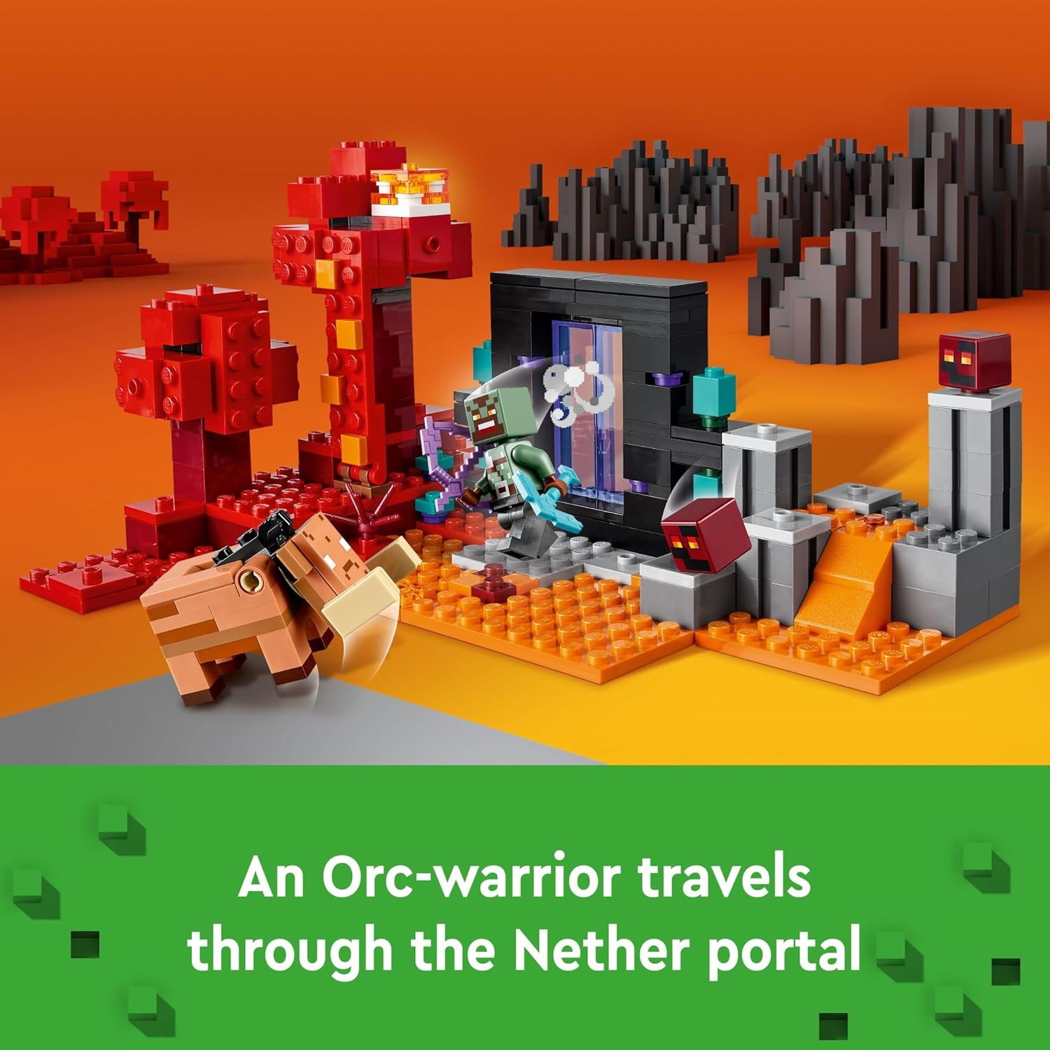LEGO MINECRAFT 21255 LA EMBOSCADA AL PORTAL NETHER (352 PIEZAS) - 5