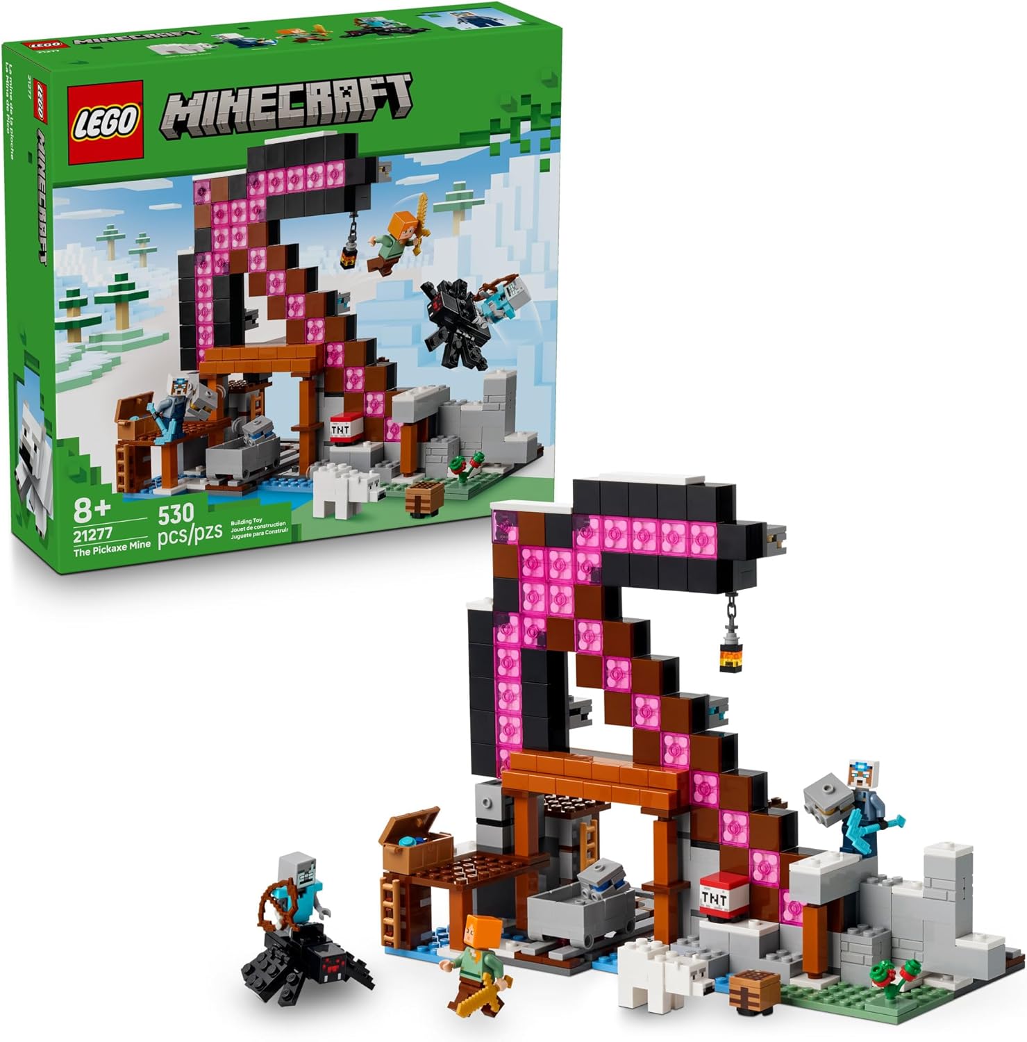 LEGO MINECRAFT 21277 LA MINA DEL PICO (530 PIEZAS) - 1