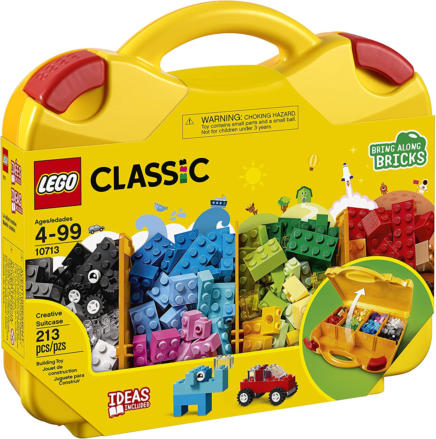 LEGO CLÁSICO 10713 MALETÍN CREATIVO(213 PIEZAS) - 5