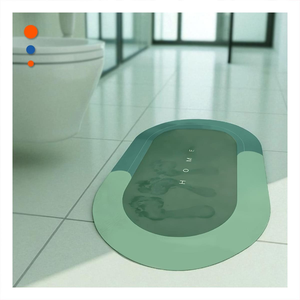 TAPETE LIGERO HOME VERDE FUNCIONAL Y SUAVE IDEAL PARA CUALQUIER AREA Y+POST IT - 3