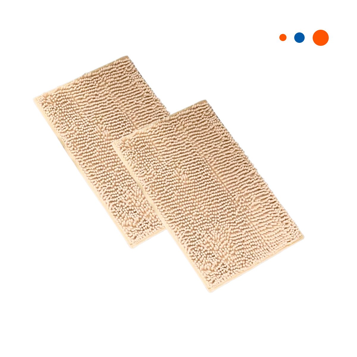 PACK2 PROTECTOR COMODO MICROFIBRA 40X60CM CREMA RESISTENTE Y FACIL DE LIMPIAR Y+REGALO STICKER - 2