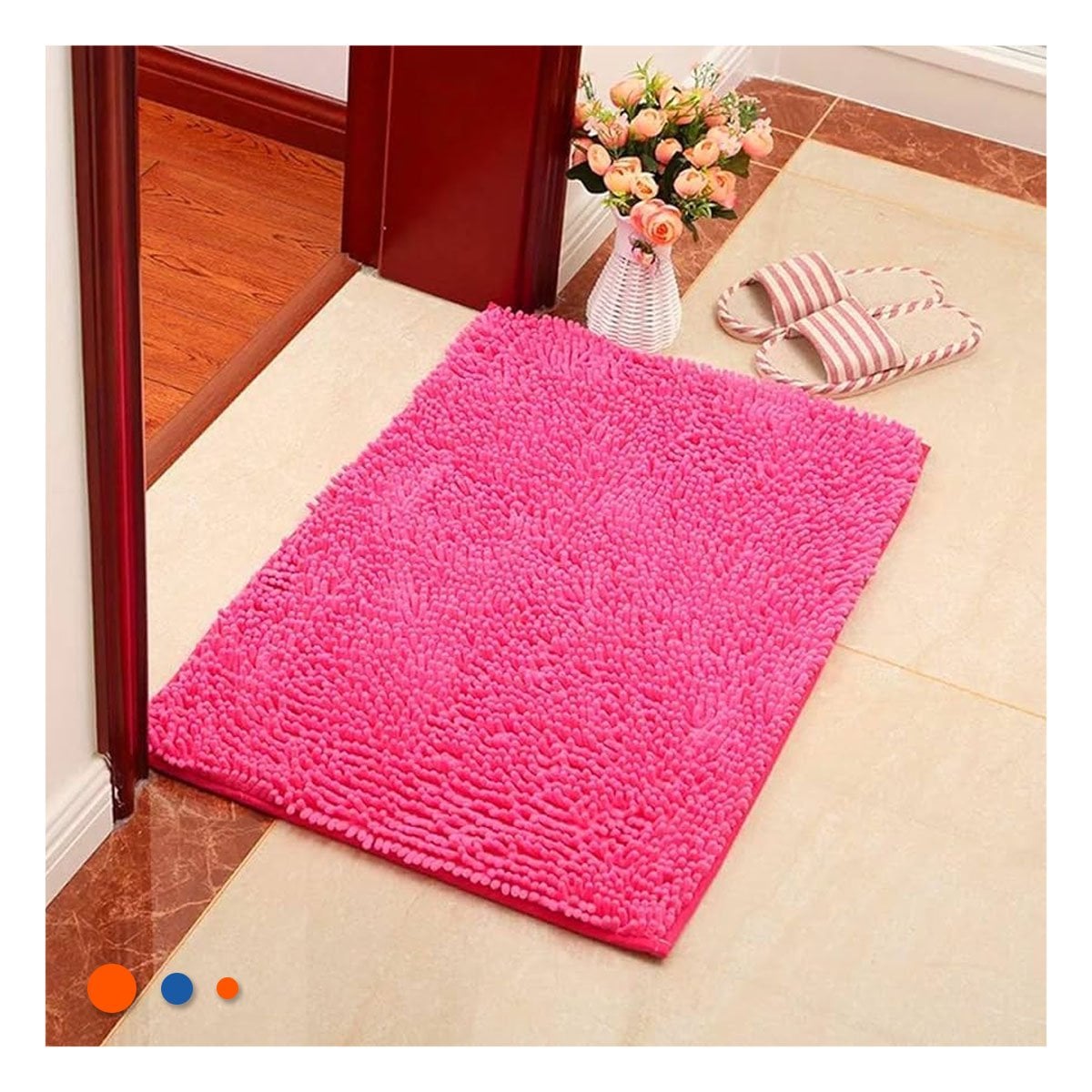 PACK4 PROTECTOR FUNCIONAL MICROFIBRA 40X60CM ROSADO SUAVE Y COMODO PARA CASA Y+PAPEL REGALO - 5