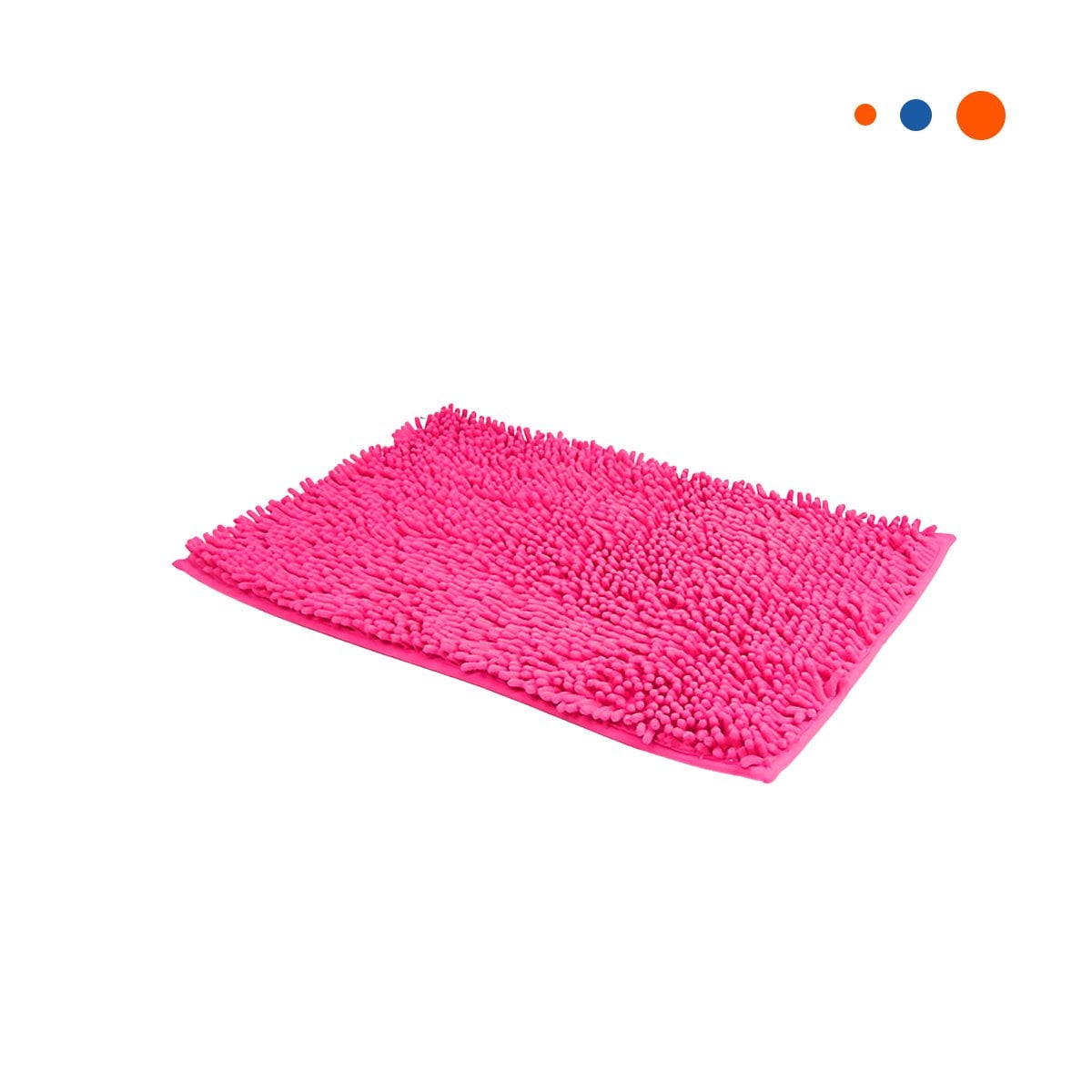 TAPETE DECORATIVO MICROFIBRA 40X60CM ROSADO MATERIAL RESISTENTE Y LIGERO Y+REGALO STICKER - 1