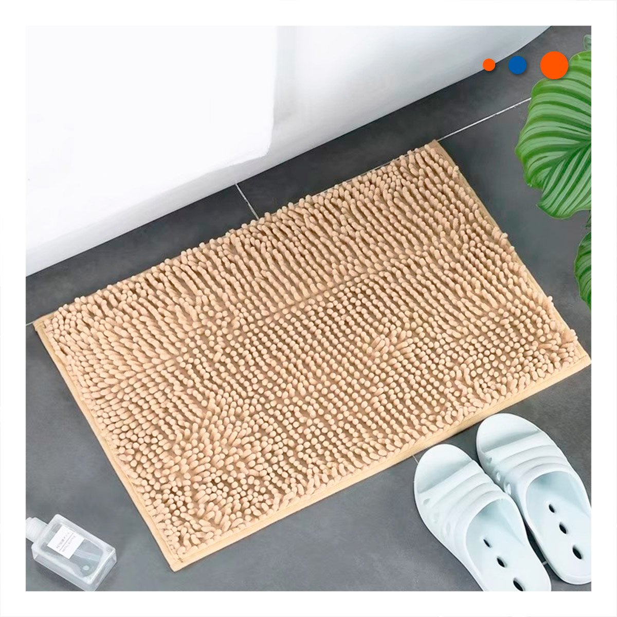 PACK12 COLCHONETA SUAVE MICROFIBRA 40X60CM CREMA COMODO Y FACIL DE LIMPIAR Y+REGALO STICKER - 3