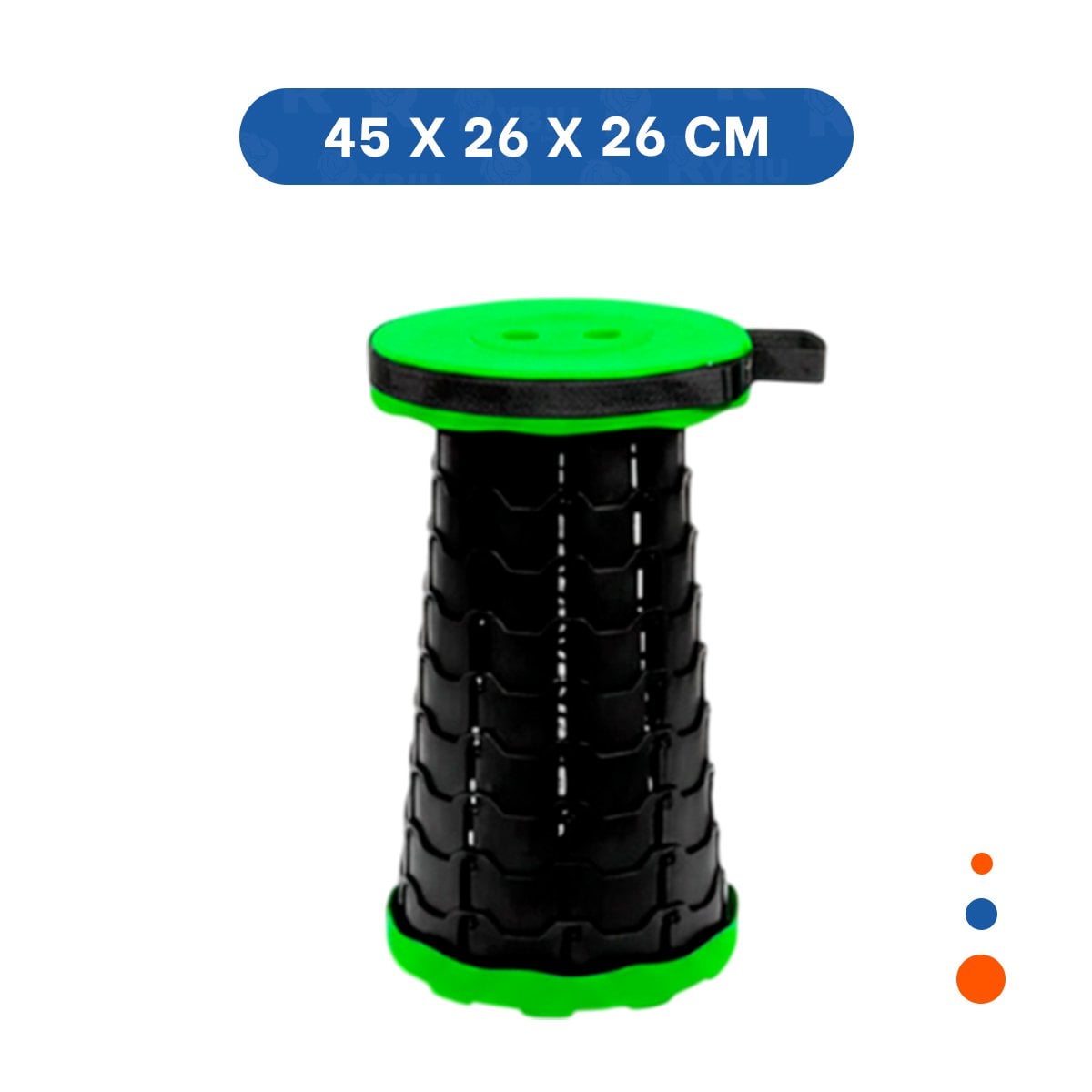 SILLA PLEGABLE VERDE 1 SEGURO PORTATILES DISENO PRACTICO TRANSPORTAR FACIL Y+PAPEL REGALO - 4