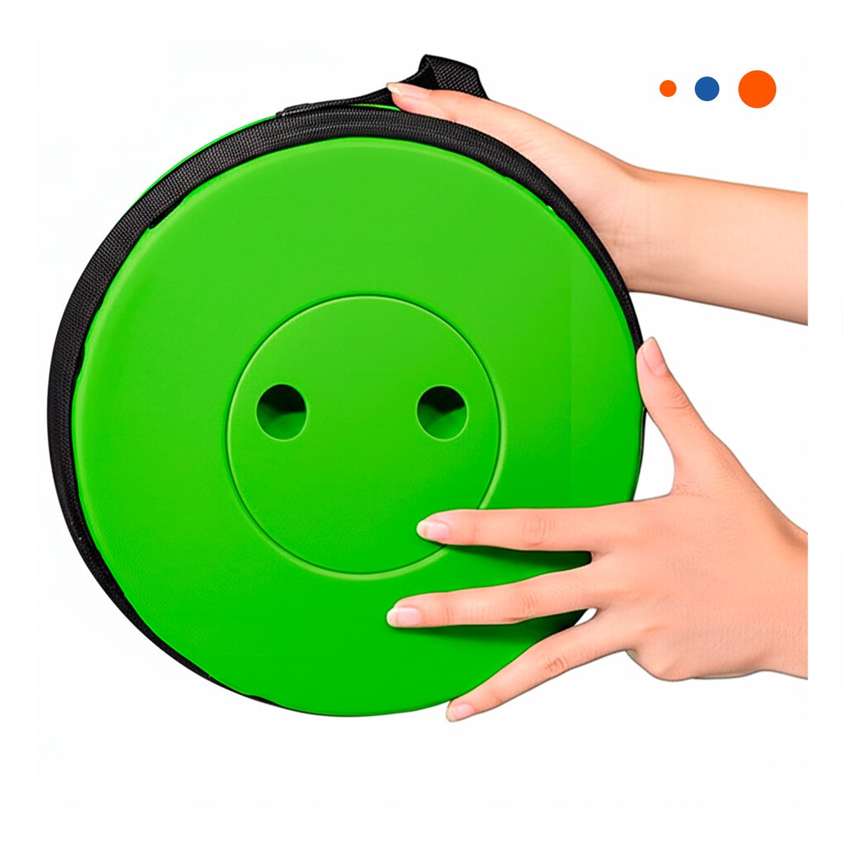 SILLA PLEGABLE VERDE 1 SEGURO PORTATILES FORMATO COMPACTO FACIL DE GUARDAR Y+LIGAS REGALO - 5