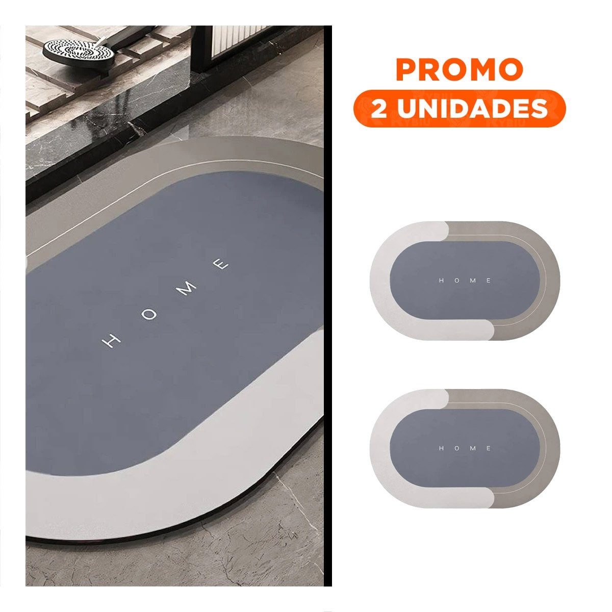 PACK2 PROTECTOR COMODO HOME PLOMO MATERIAL RESISTENTE Y FACIL DE LIMPIAR Y+REGALO STICKER - 1