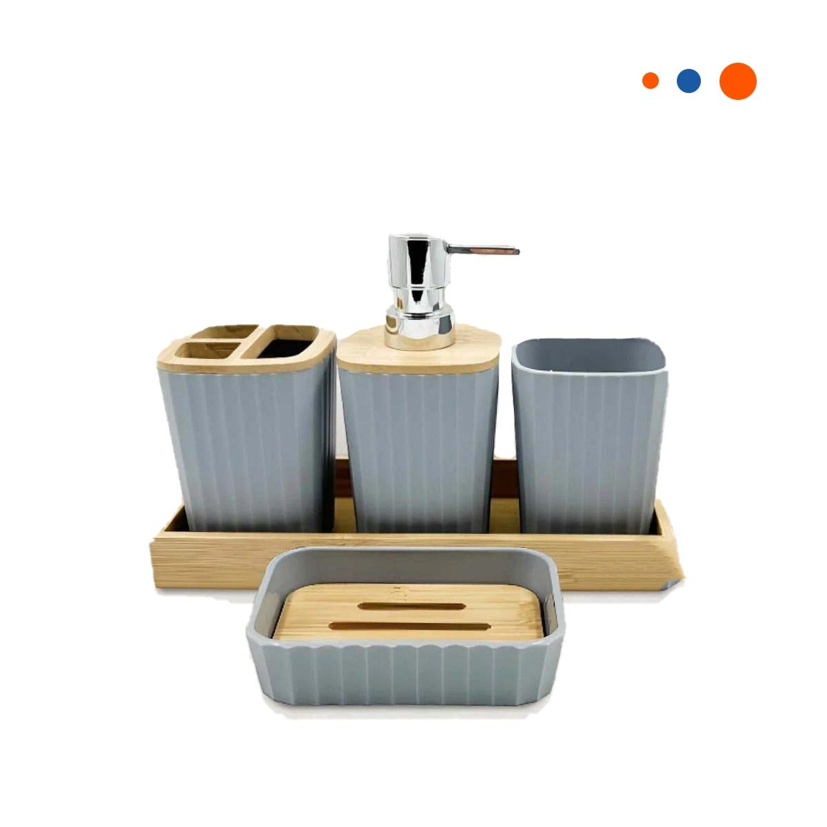PACK6 SEPARADOR VERSATIL SET 6 PIEZAS GRIS FUNCIONAL Y SUAVE PARA USO DIARIO Y+REGALO STICKER - 2