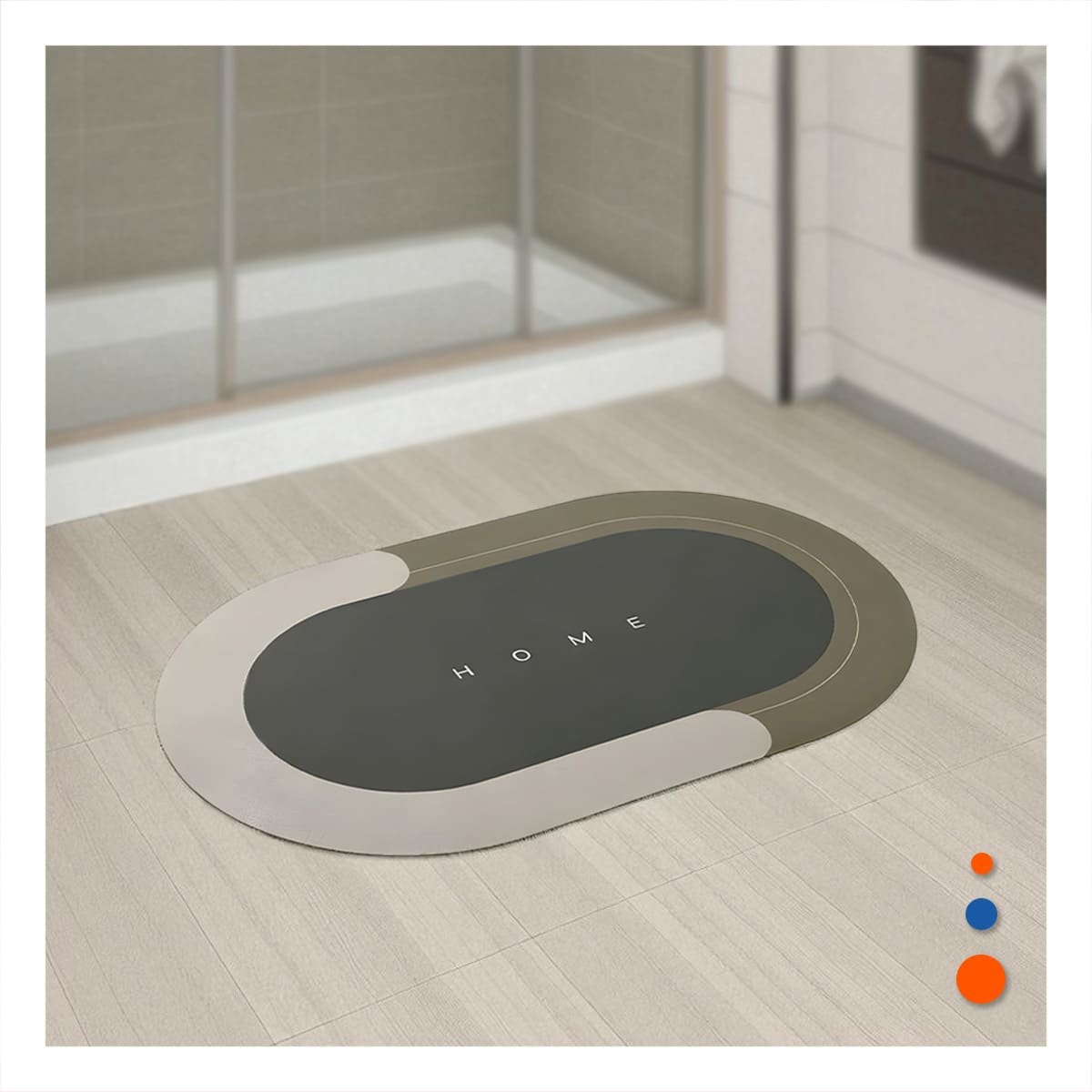 PACK6 ESTERA SUAVE HOME MARRON DISENO COMODO Y FACIL DE LIMPIAR EN CASA - 3