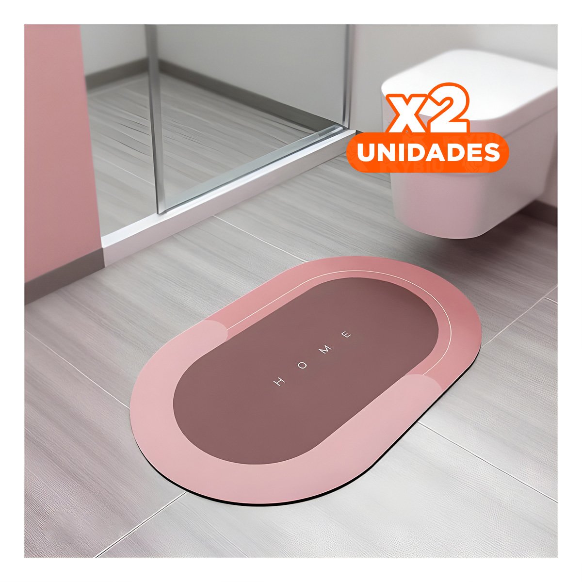 PACK2 COBIJA OVALADA HOME ROSADO FUNCIONAL Y SUAVE IDEAL PARA CUALQUIER AREA Y+PAPEL REGALO - 1