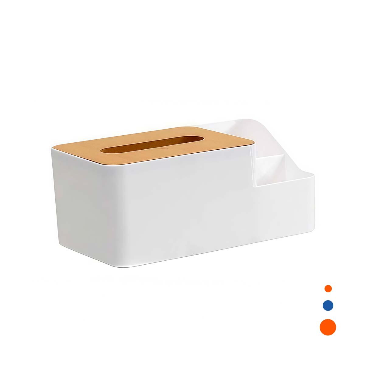 PACK12 CAJA PARA SERVILLETAS MULTIFUNCIONAL, COMODA Y FACIL DE USAR BLANCO Y+REGALO STICKER - 2