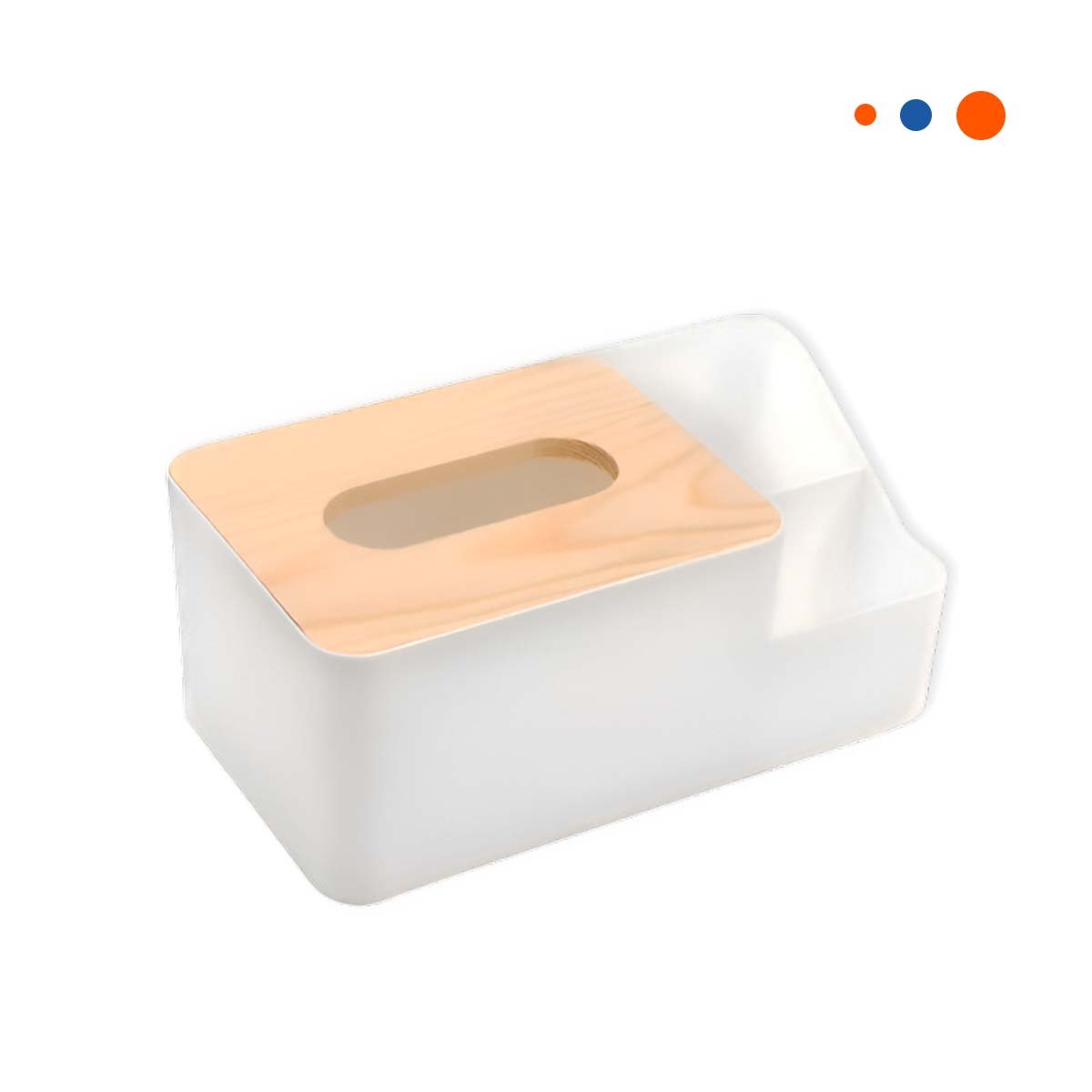 SERVILLETERO MULTIFUNCIONAL VERSATIL, RESISTENTE Y FACIL DE LIMPIAR BLANCO Y+REGALO STICKER - 1