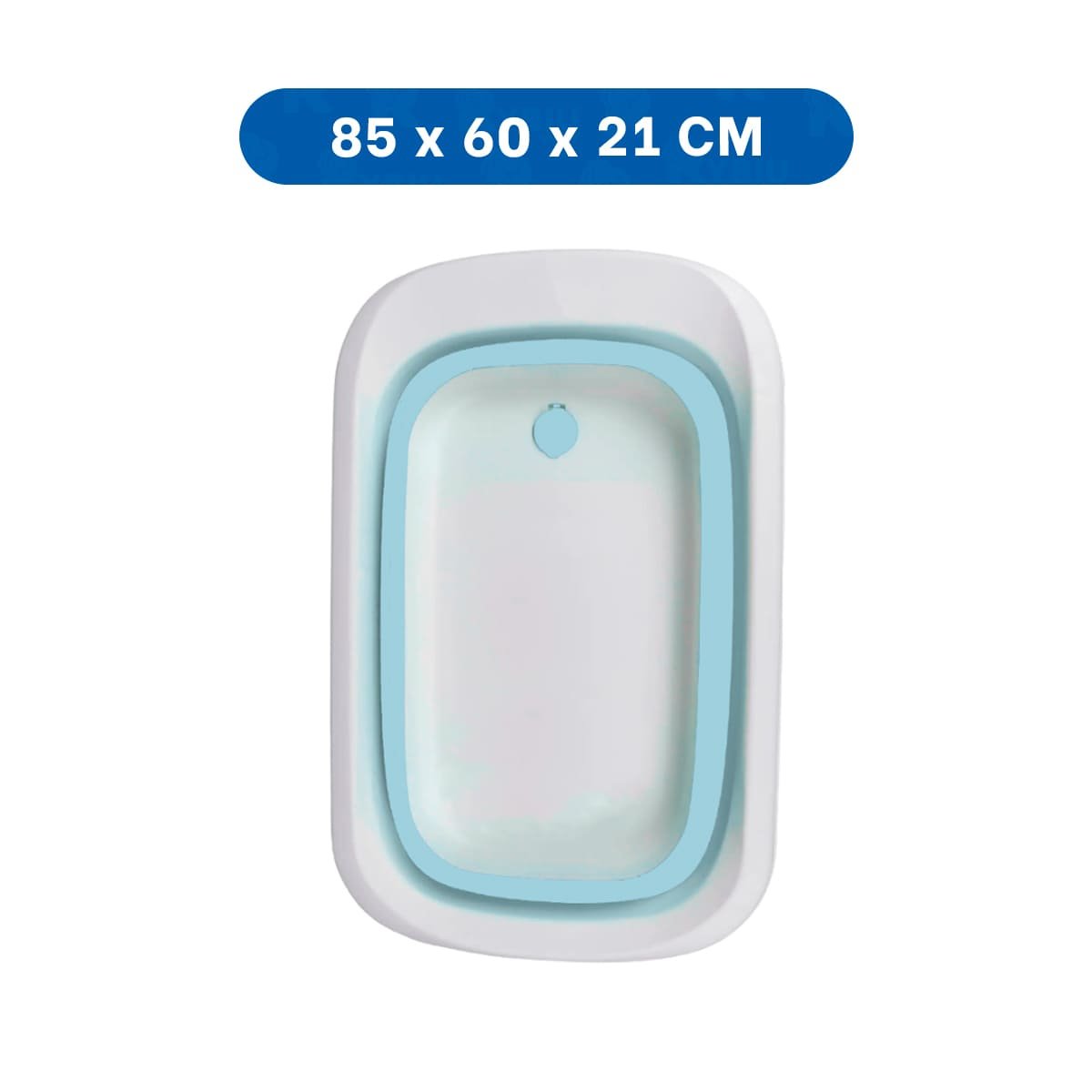 BAÑERA PLEGABLE PARA BEBE VERSATIL Y SEGURA, IDEAL PARA TODO ESPACIO CELESTE Y+LIGAS REGALO - 4