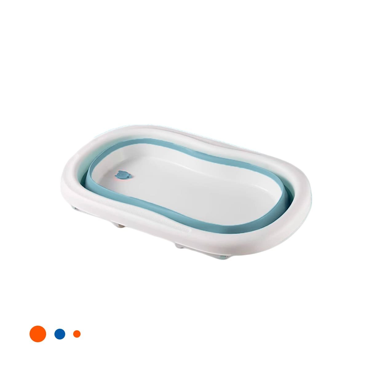 BAÑERA PLEGABLE PARA BEBE VERSATIL Y SEGURA, IDEAL PARA TODO ESPACIO CELESTE Y+LIGAS REGALO - 5