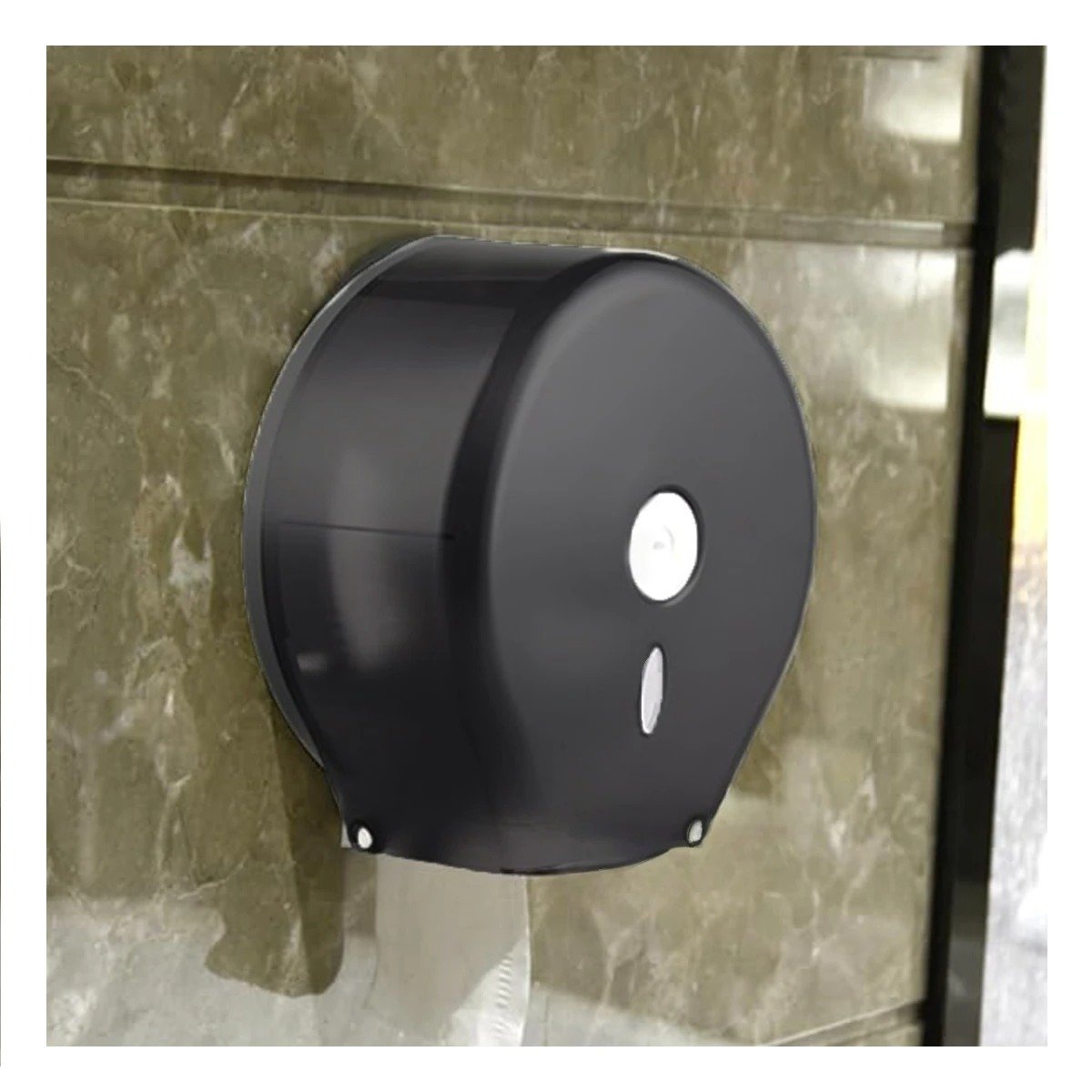 DISPENSADOR DE PAPEL HIGIENICO JUMBO NEGRO PRACTICO Y FACIL DE USAR GOTA - 5