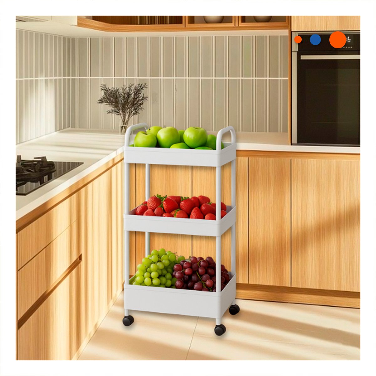 PACK6 MUEBLE DE ALMACEN DE COLOR BLANCO PARA FELICIDAD DE SUS PEQUEÑOS - 3