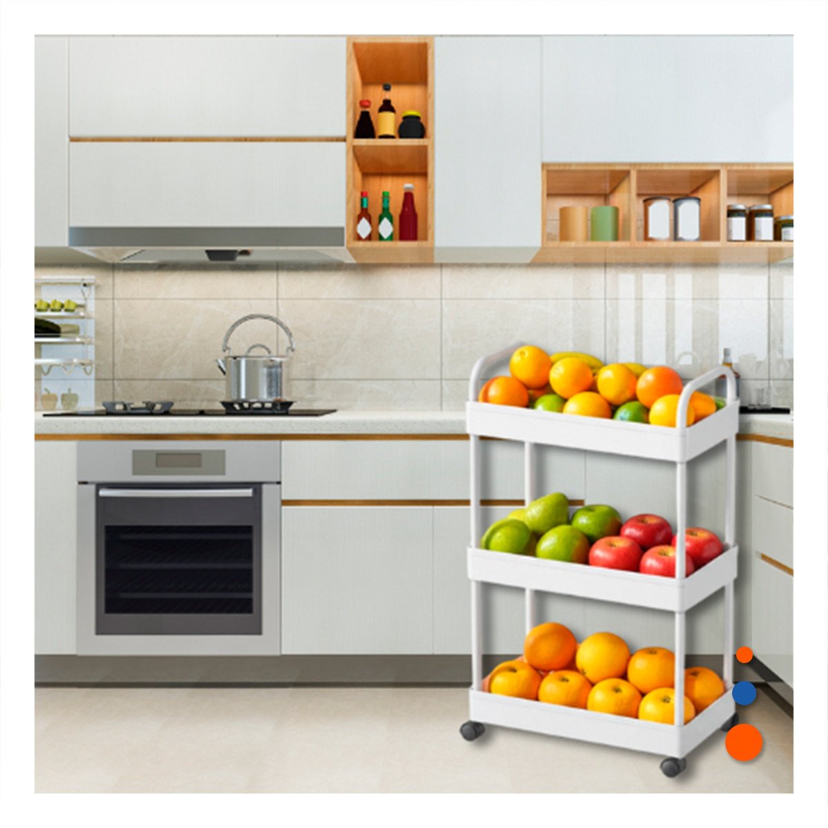 PACK6 MUEBLE DE ALMACEN DE COLOR BLANCO PARA FELICIDAD DE SUS PEQUEÑOS - 5