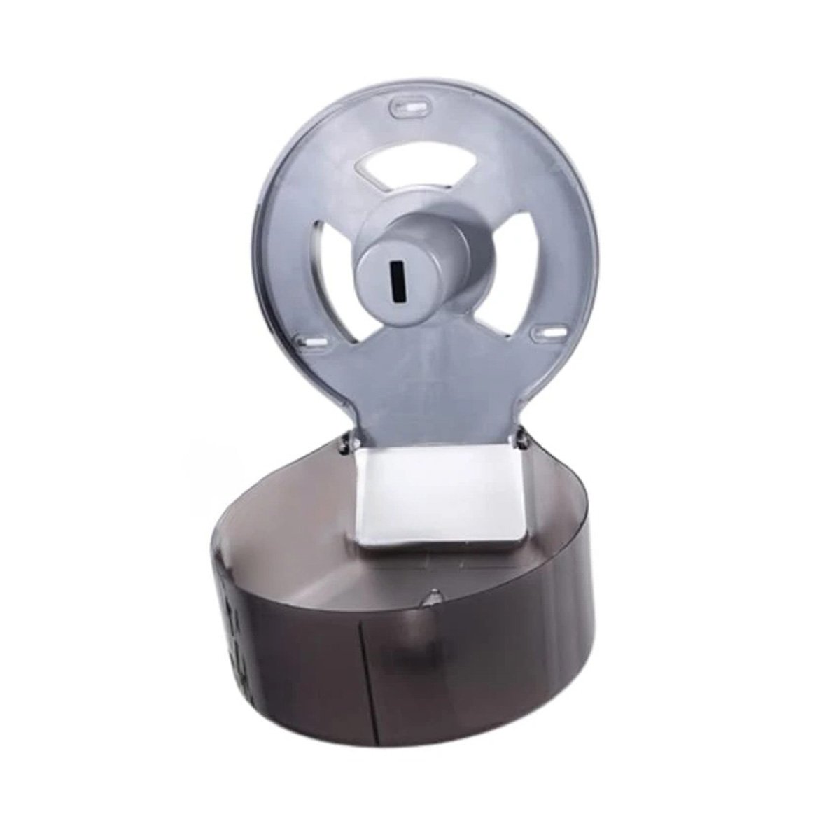 DISPENSADOR DE PAPEL HIGIENICO JUMBO NEGRO VERSATIL Y FACIL DE GUARDAR GOTA Y+LIGAS REGALO - 5