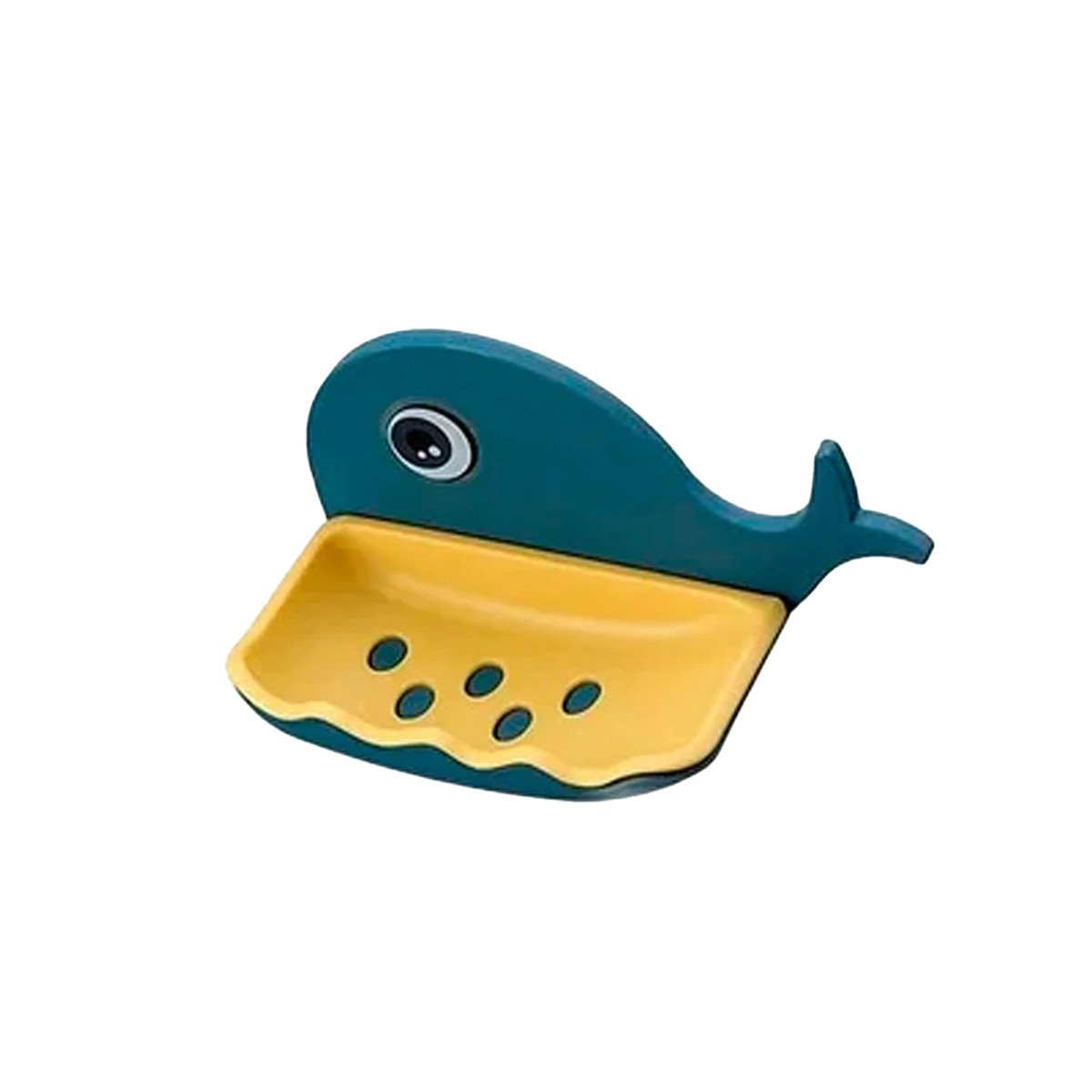 PACK2 BASE BALLENA PORTA JABON DISENO DIVERTIDO PARA COCINA HOGAR AZUL Y+REGALO STICKER - 2