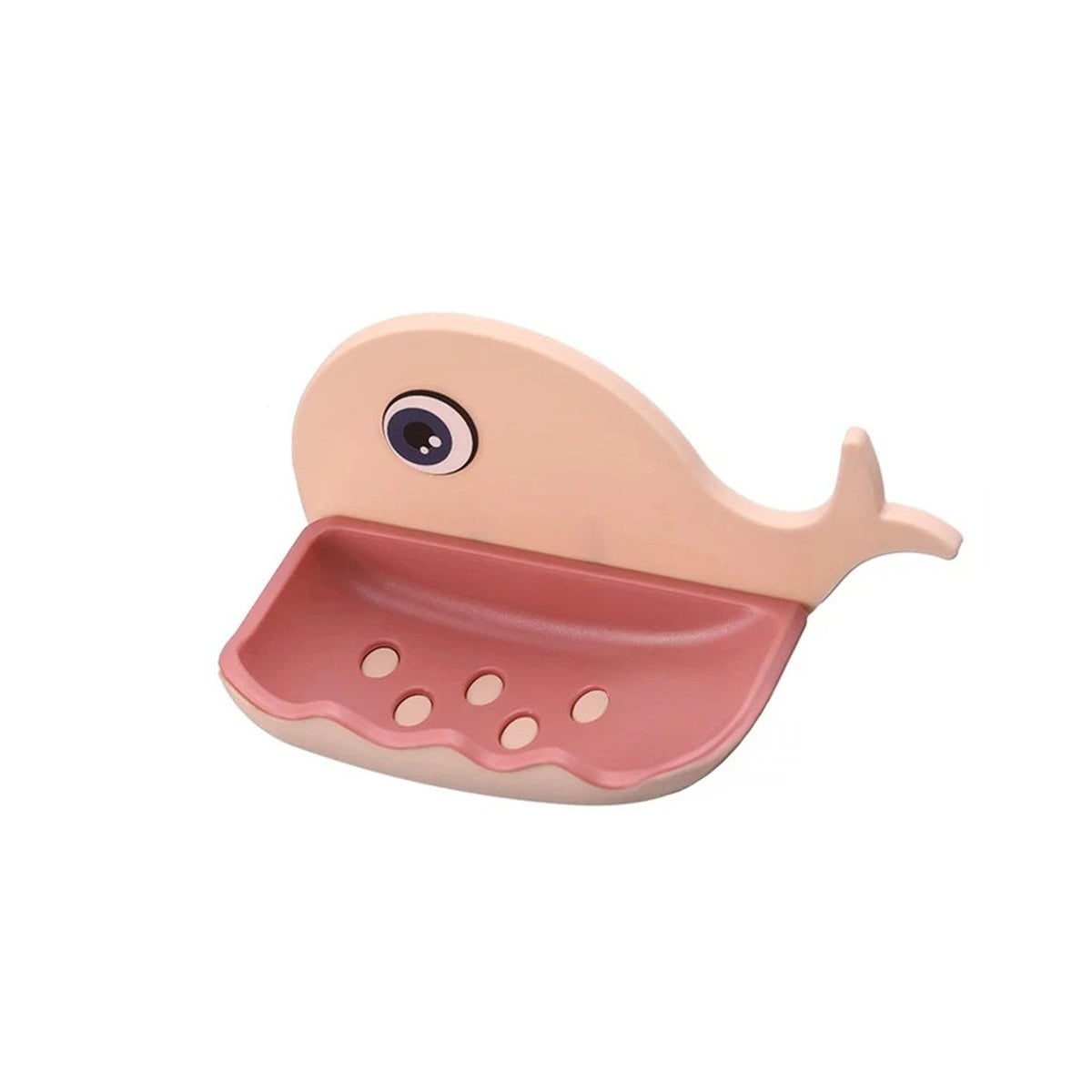 JABONERA BALLENA PORTA JABON FUNCIONAL PARA LAVADO DIARIO EN CASA ROSADO Y+LIGAS REGALO - 5
