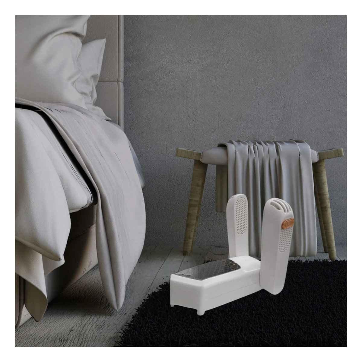 PACK2 DISPOSITIVO DE ZAPATOS ELECTRICO USO PRACTICO PARA HOGAR BLANCO Y+PAPEL REGALO - 5