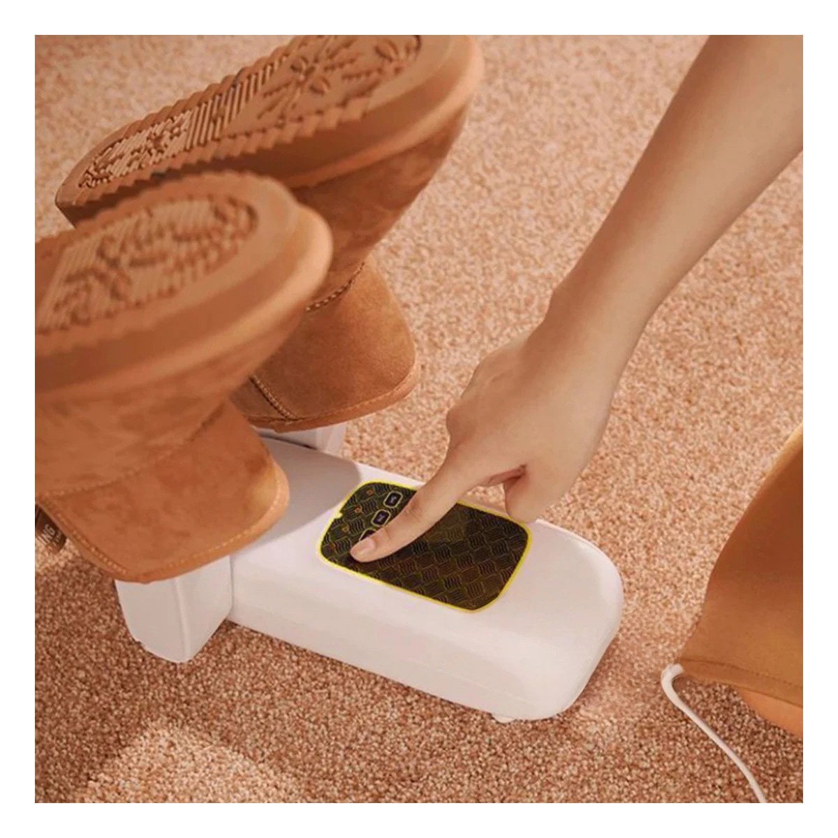 SECADOR DE ZAPATOS ELECTRICO PORTATIL PARA USO DIARIO EN HOGAR COLOR BLANCO - 1