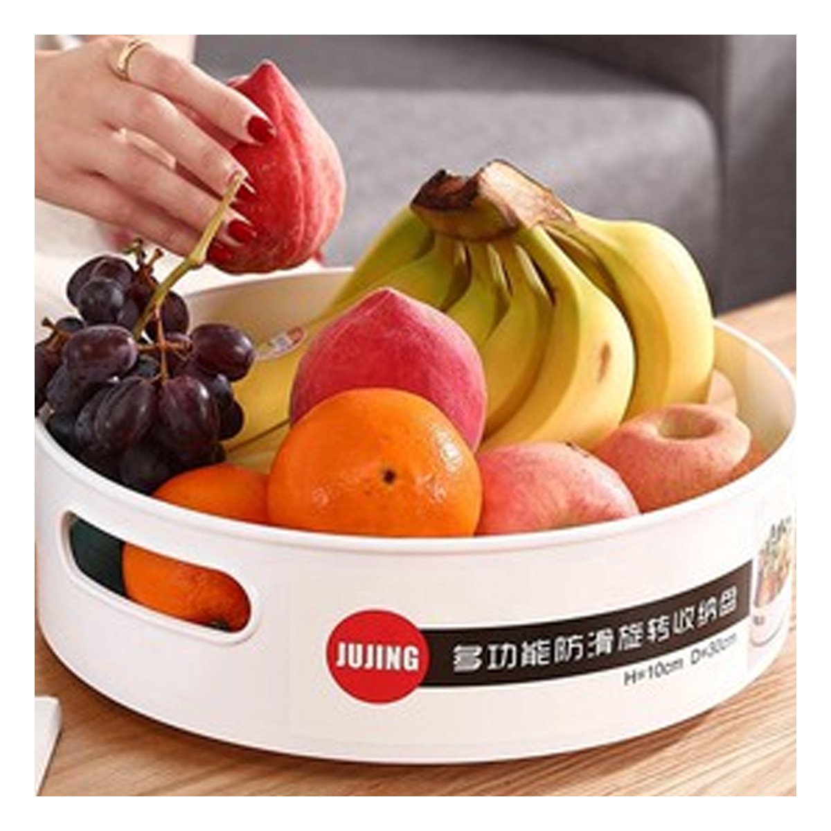 PACK6 ARTICULO DE COCINA 360 GRADOS 6.7CMX22.5CM BLANCO TALLA S PARA FELICIDAD DE SUS PEQUEÑOS - 5