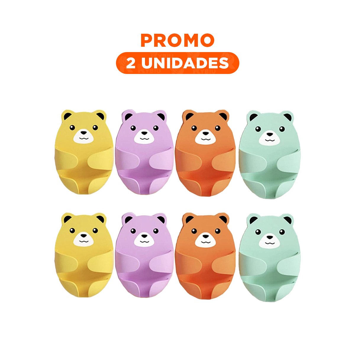 PACK2 SOPORTE DE PARED DIBUJOS ANIMADOS PARA FOMENTAR ESPACIO CON ORDEN Y+REGALO STICKER - 1