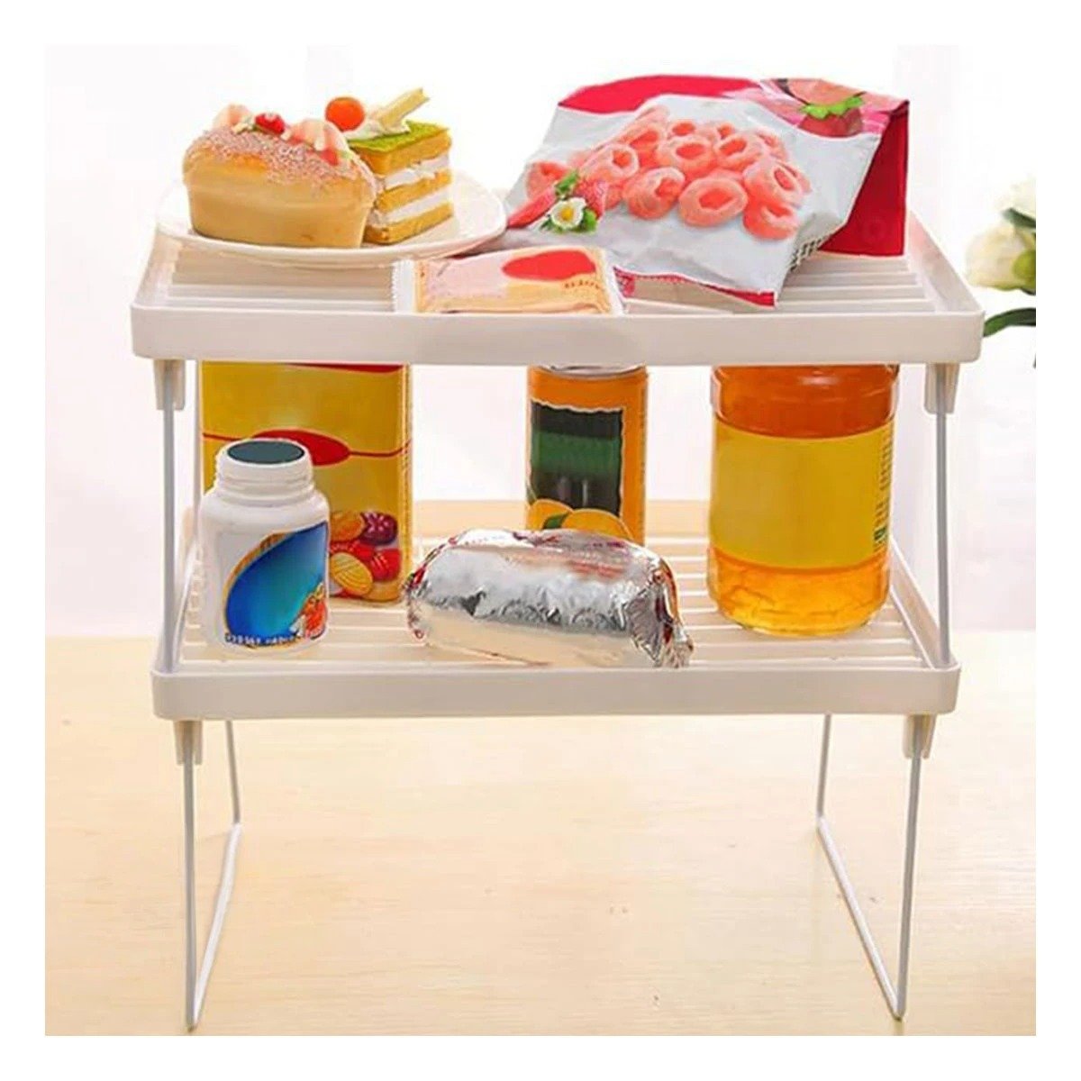 PACK4 ORGANIZADOR MODULAR 31X16X20 CM BLANCO DE GRAN CALIDAD PARA MUCHA CARGA Y+PAPEL REGALO - 2