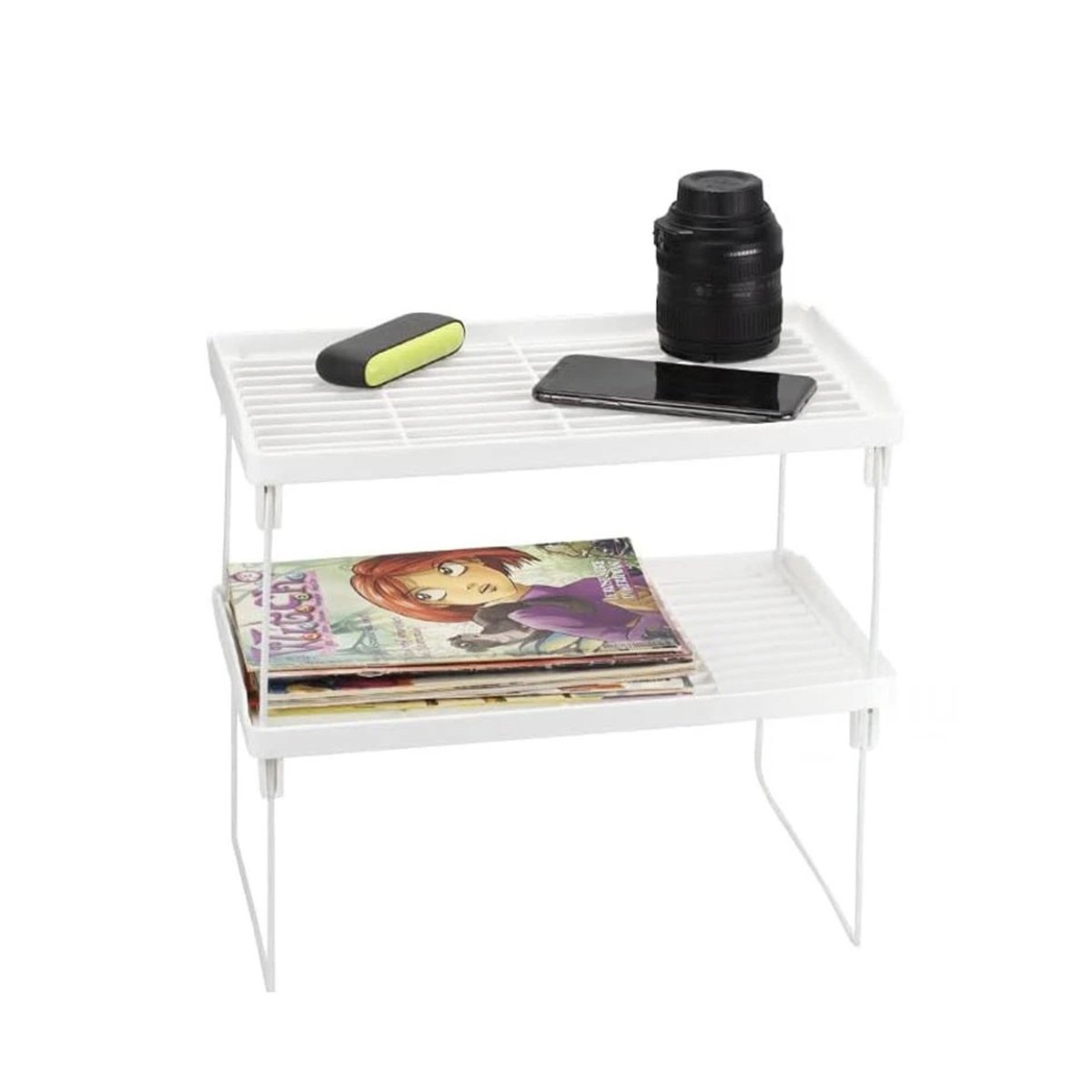 PACK4 ORGANIZADOR MODULAR 31X16X20 CM BLANCO DE GRAN CALIDAD PARA MUCHA CARGA Y+PAPEL REGALO - 3