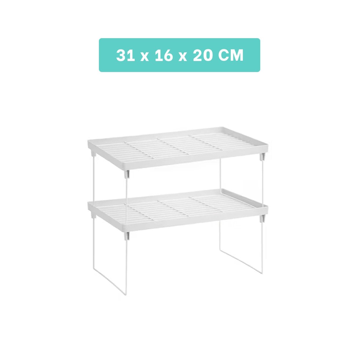 PACK4 ORGANIZADOR MODULAR 31X16X20 CM BLANCO DE GRAN CALIDAD PARA MUCHA CARGA Y+PAPEL REGALO - 4