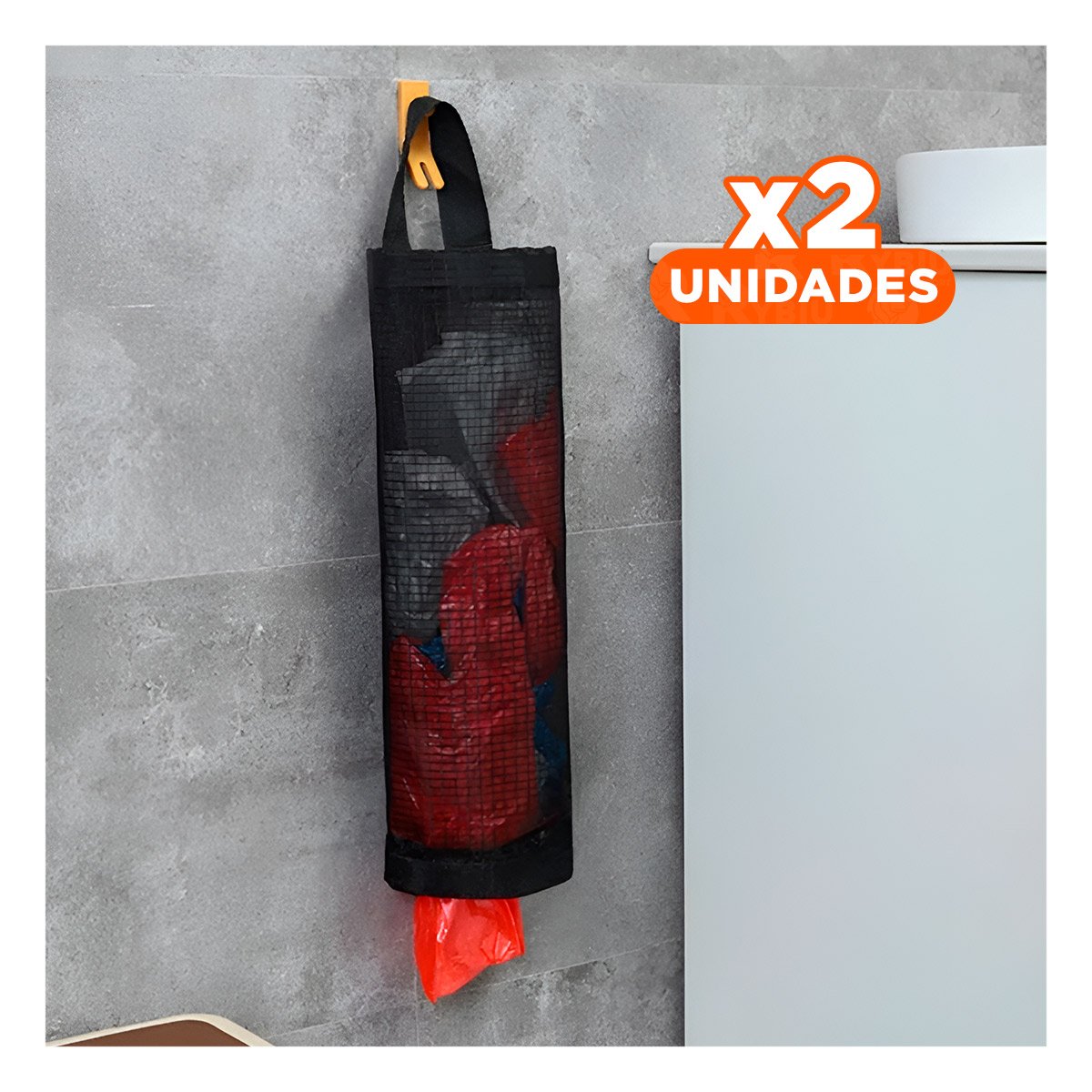 PACK2 ORGANIZADOR DE BOLSAS PRACTIFACIL 39X11,5 CM CON MUCHA CAPACIDAD SALA - 1