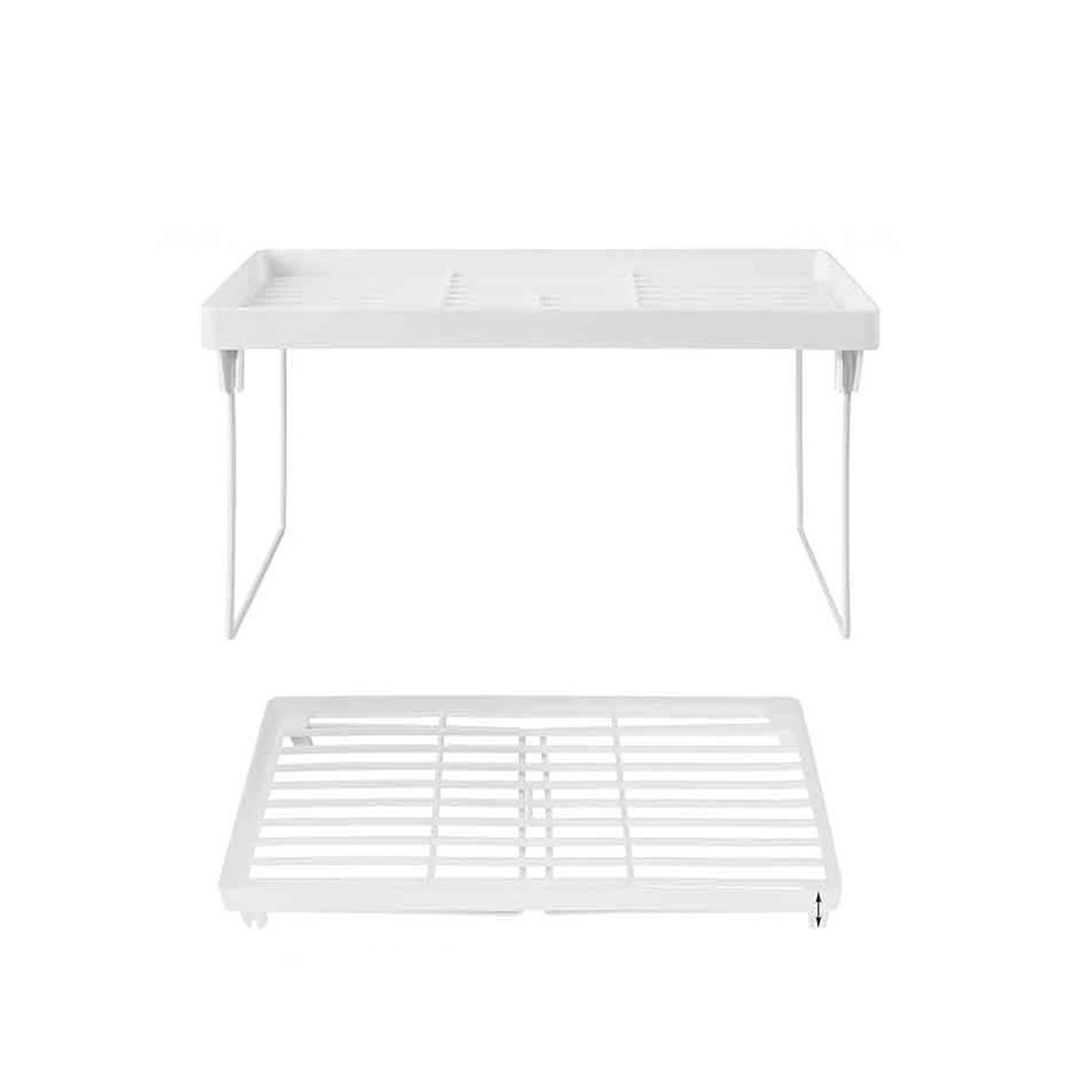 ESTANTE APILABLE 31X16X20 CM BLANCO PARA LA UTILIDAD DE HIJOS SANOS Y+LIGAS REGALO - 5